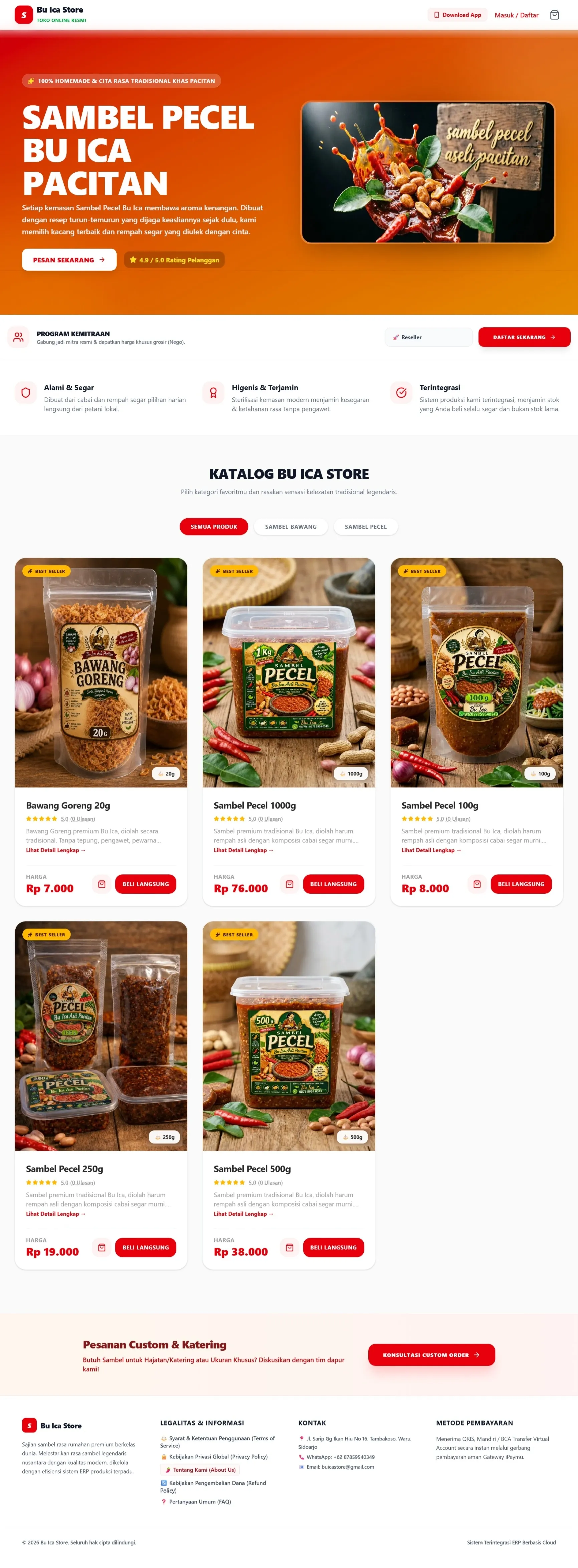 Screenshot Migrasi Sistem E-Commerce dari WordPress ke Astro
